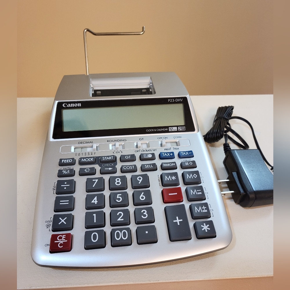 Canon P23-DHV Printing Calculator